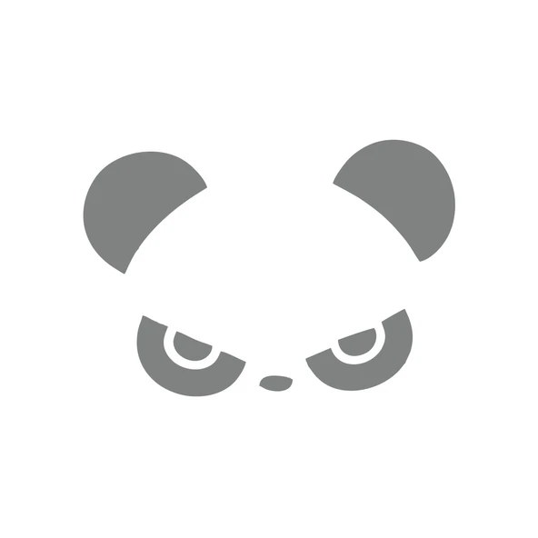 Kızgın Panda Araba Sticker 17x17 Cm Gri ürün görseli 1