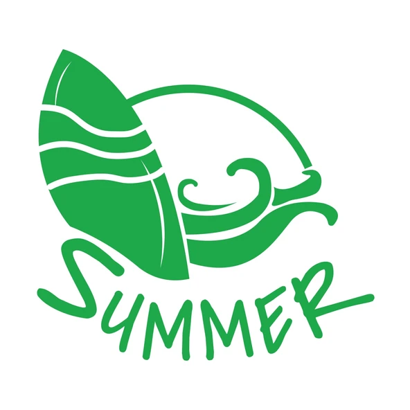 Summer Araba Sticker  17x17 Cm Yeşil ürün görseli 1