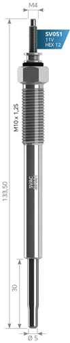 Svac Sv051 Isıtma Kızdırma Bujisi Accent Era 06- ürün görseli 1