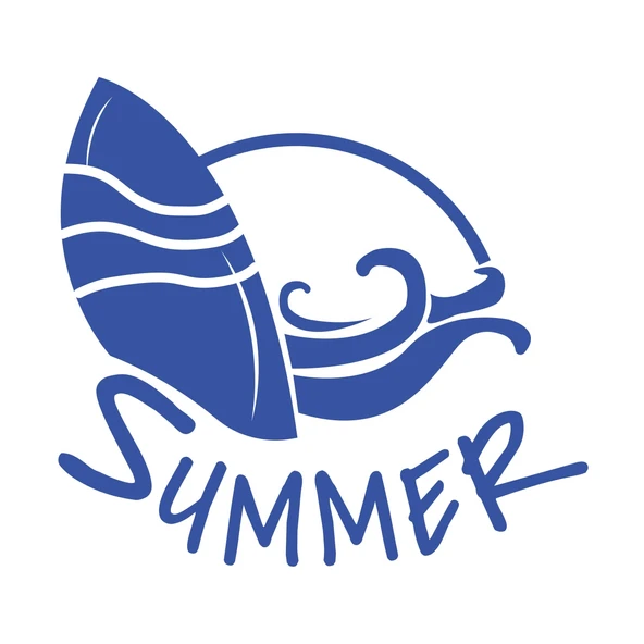 Summer Araba Sticker  17x17 Cm Mavi ürün görseli 1