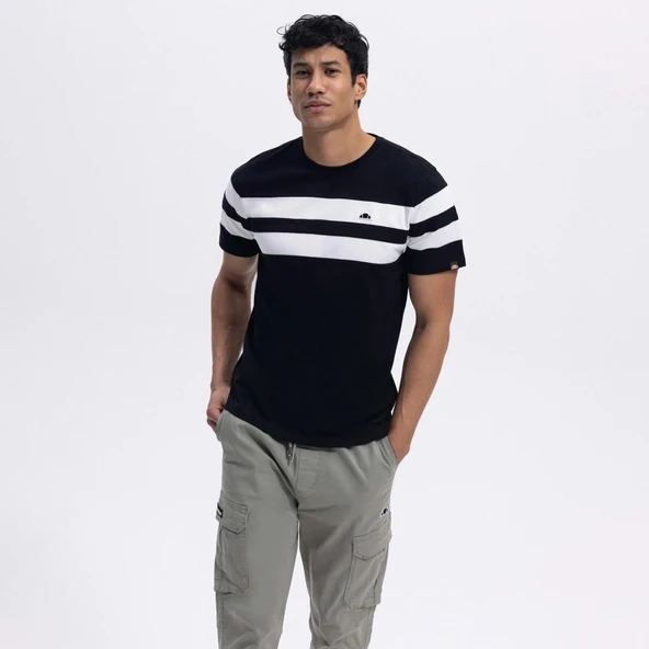 Ellesse Erkek Siyah Tişört EM125-BK ürün görseli 1