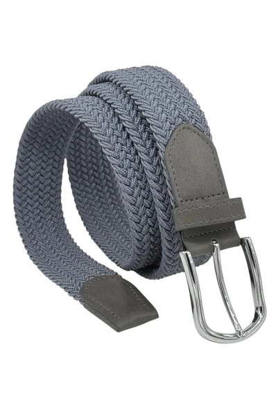 Antrasit Füme Elastik Esnek Unisex 3.5 cm.lik Spor Örgü Kemer - 8500-17 ürün görseli 1