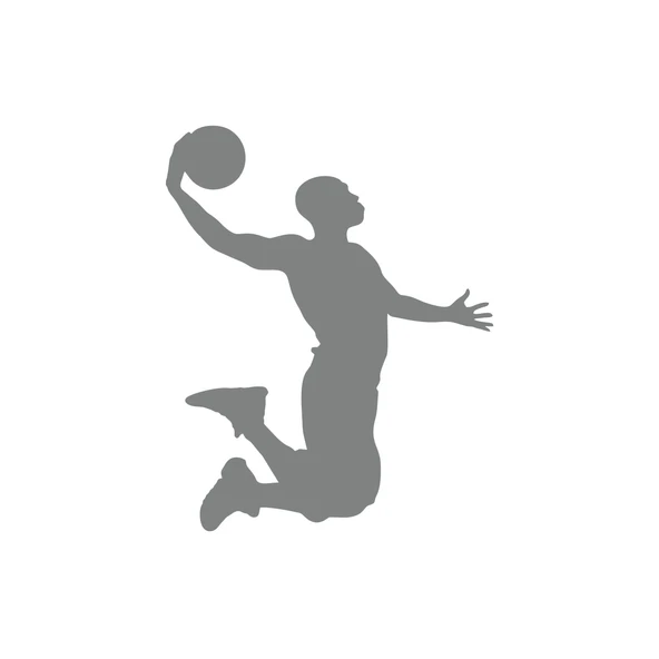 Basketbol Oynayan Adam Araba Sticker 17x17 Cm Gri ürün görseli 1