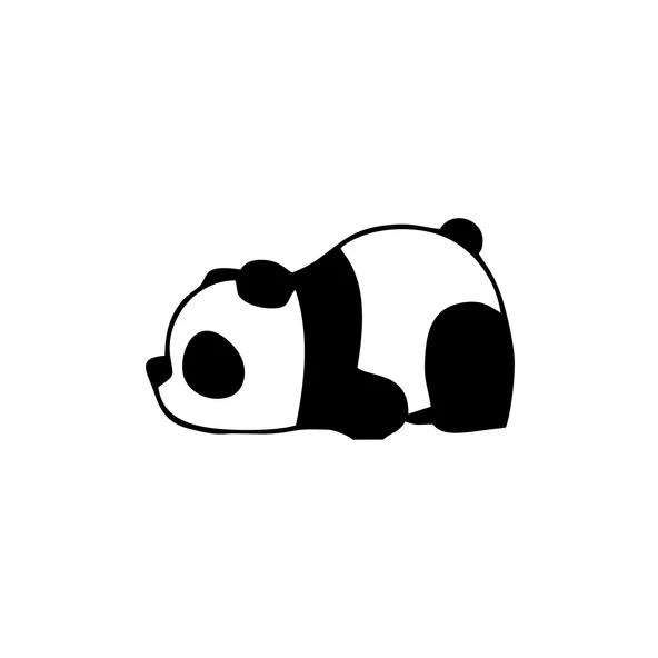 Bıkmış Panda Araba Sticker 17x17 Cm Siyah ürün görseli 1