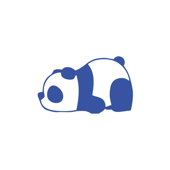 Bıkmış Panda Araba Sticker 17x17 Cm Mavi ürün görseli 1