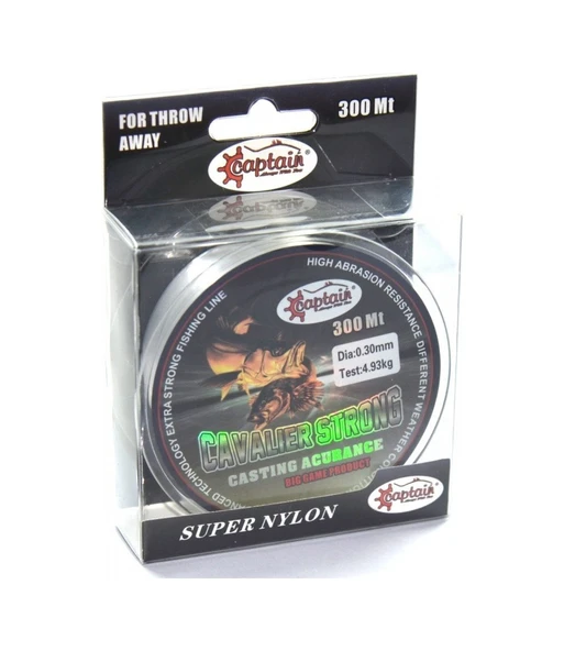 Captain Cavalier Strong 300mt Monofilament Misina Beyaz 0.30 mm ürün görseli 1