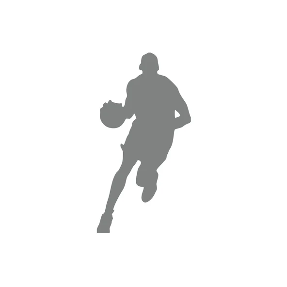 Basketbol Silüet Araba Sticker 17x17 Cm Gri ürün görseli 1