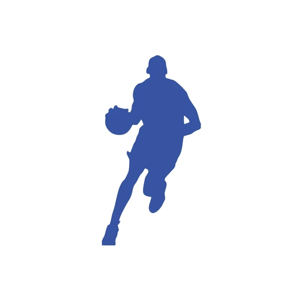 Basketbol Silüet Araba Sticker 17x17 Cm Mavi ürün görseli 1