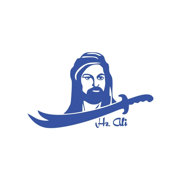 Zülfikar Hz Ali Araba Sticker 17x17 Cm Mavi ürün görseli 1