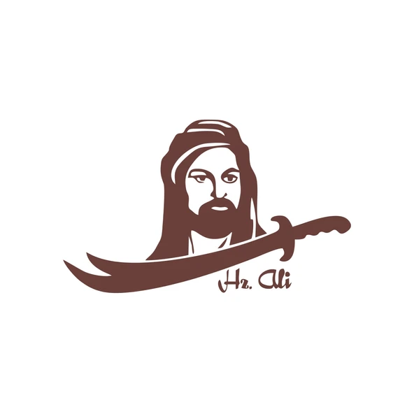Zülfikar Hz Ali Araba Sticker 17x17 Cm Kahverengi ürün görseli 1