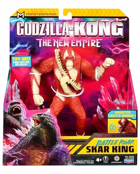 Godzilla X Kong Sesli Delüks Aksiyon Figürü 18 cm Skar King 35508 ürün görseli 1