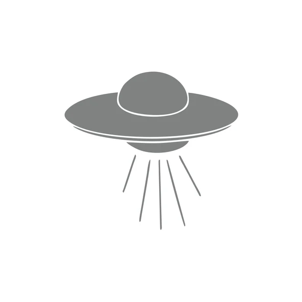 Ufo Araba Sticker 17x17 Cm Gri ürün görseli 1