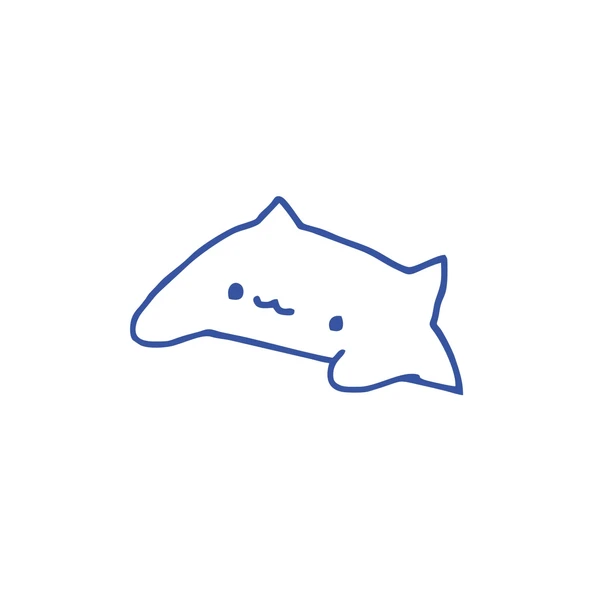 Sevimli Kedi Araba Sticker 17x17 Cm Mavi ürün görseli 1