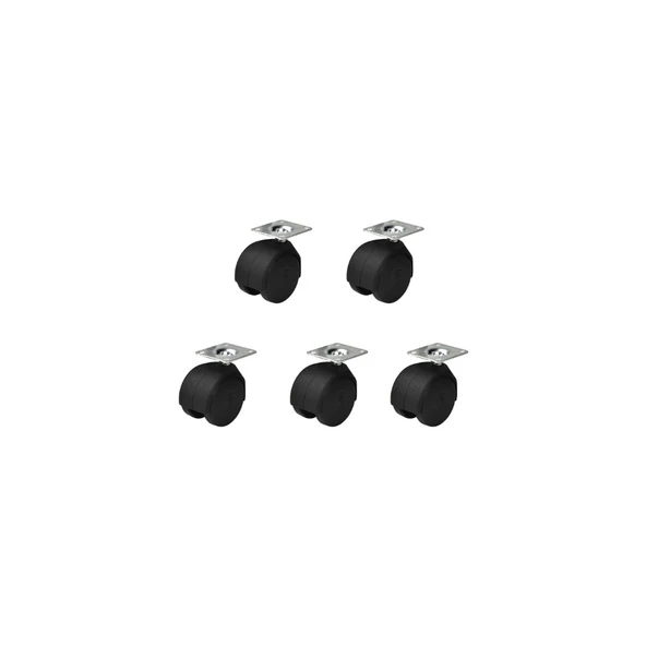 Hts 404- Tabla Bağlantılı Plastik 33X39Mm Küçük Teker 5 Ad. ürün görseli 1