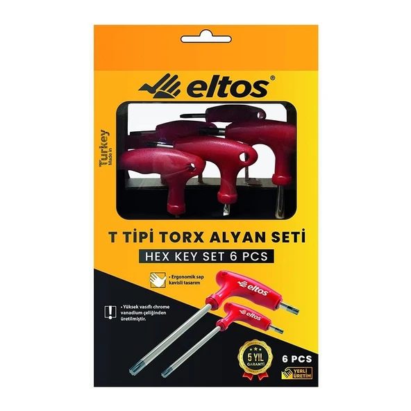 Eltos T Alyan Seti Torx 6 Prç. Ttas006 ürün görseli 1