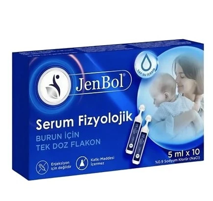 Jenbol Fizyolojik Serum 5 mlx10 Flakon ürün görseli 1