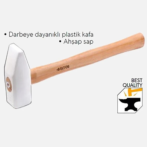 Eltos Plastik Hassas Çekiç 1000 Gr.Ehc 1000 ürün görseli 1