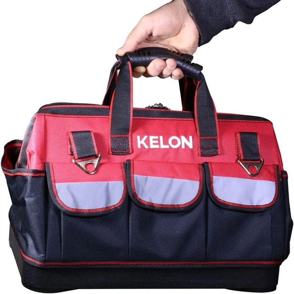 Kelon Katlanır Bez Takım Çantası Alet Çantası Kırmızı 16" ürün görseli 1