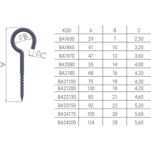 Beşel Açık Piton 19X70 Mm - 100 Adet - Resim 5