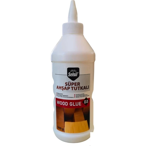 Selsil Süper İskelet Tutkalı Wood Glue 500 Gr Şişe ürün görseli 1