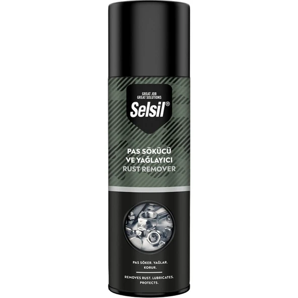 Selsil Pas Sökücü Ve Yağlayıcı Sprey - Silikon İçermeyen Metal Yüzey Koruyucu, 400 Ml ürün görseli 1