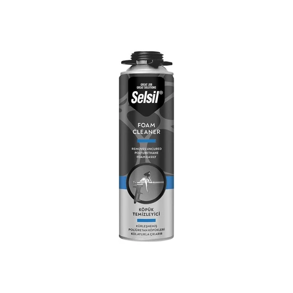 Selsil Poliüretan Köpük Tabanca Temizleyici 500 Ml. ürün görseli 1