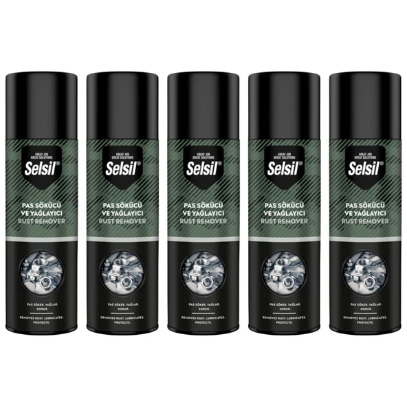 Selsil Selsıl Pas Sokucu Ve Yaglayıcı 400 Ml - 5 Adet ürün görseli 1