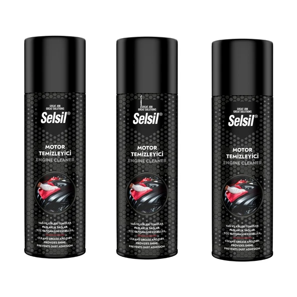 Selsil Motor Temizleme Sprey 500 Ml - 3 Adet ürün görseli 1