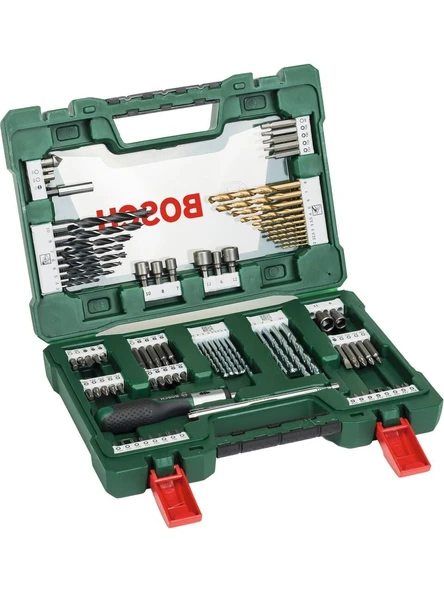 Bosch V-Line 91 Parça Delme ve Vidalama Ucu Seti 2607017195 ürün görseli 1