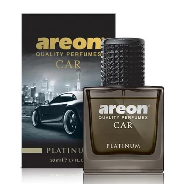 Areon Car Perfume 50 Ml Platinum Oto Araç Parfümü ürün görseli 1