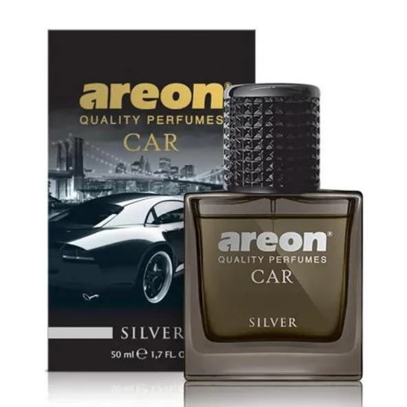 Areon Car Perfume 50 Ml Silver Oto Araç Parfümü ürün görseli 1