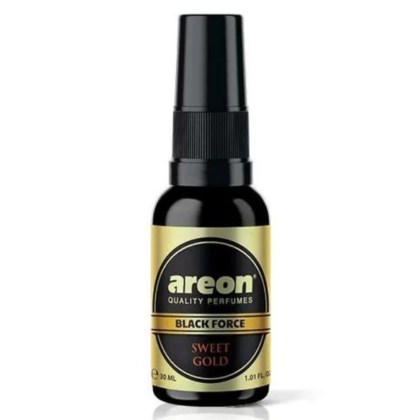 Areon Black Force 30 Ml Sweet Gold Oto Araç Spreyi ürün görseli 1