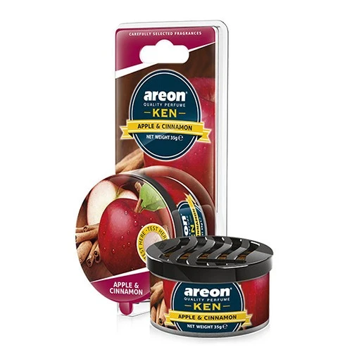 Areon Ken Blister Apple Cinnamon Bardaklik Oto Araç Kokusu ürün görseli 1