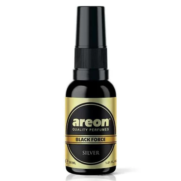 Areon Black Force 30 Ml Silver Oto Araç Spreyi ürün görseli 1