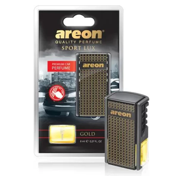 Areon Premium Car Blister Sport Lux Gold Araç Klima Kokusu ürün görseli 1