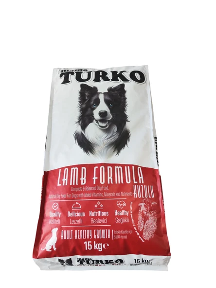 Mama Turko 15kg Kuzulu Köpek Maması ürün görseli 1