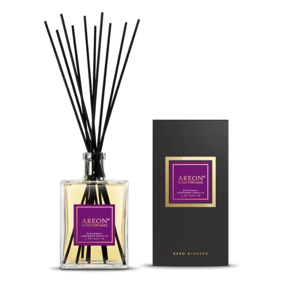 Areon Premium Patchouli Lavender Vanilla 1000 Ml Bambu Çubuklu Oda Kokusu ürün görseli 1