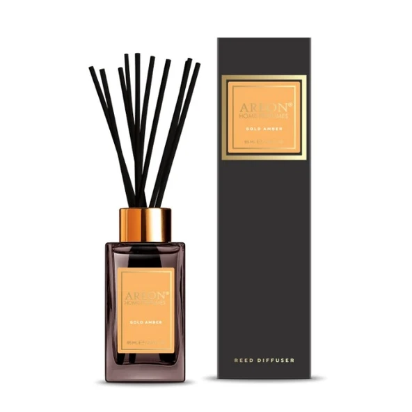 Areon Premium Gold Amber 85 Ml Bambu Çubuklu Oda Kokusu ürün görseli 1
