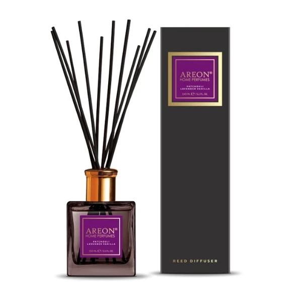 Areon Premium Patchouli Lavender Vanilla 150 Ml Bambu Çubuklu Oda Kokusu ürün görseli 1