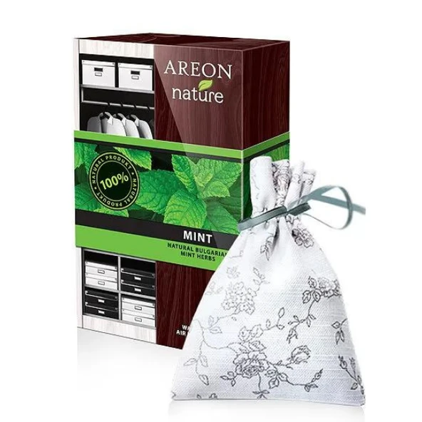 Areon Nature Premium Bag Mint Dolap Ve Çkmece Kokusu ürün görseli 1