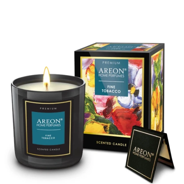 Areon Candles Premium Fine Tobacco Lüks Kokulu Mum ürün görseli 1