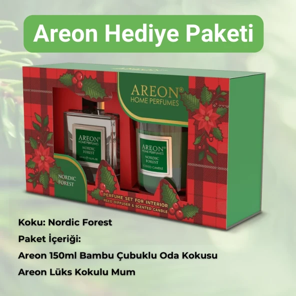 Areon Nordic Forest Oda Kokusu Hediye Paketi ürün görseli 1