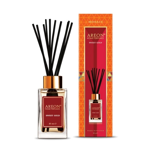 Areon Mosaic Sweet Gold 85 Ml Bambu Çubuklu Oda Kokusu ürün görseli 1