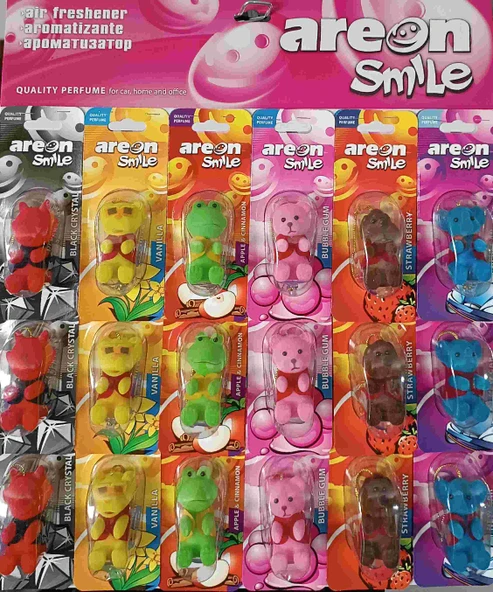Areon Display Smile Blister 18 Li Karma Set ürün görseli 1
