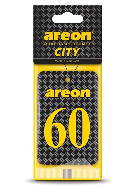Areon City Vanilla Black 60 Oto Araç Kokusu ürün görseli 1