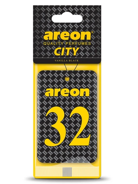 Areon City Vanilla Black 32 Oto Araç Kokusu ürün görseli 1