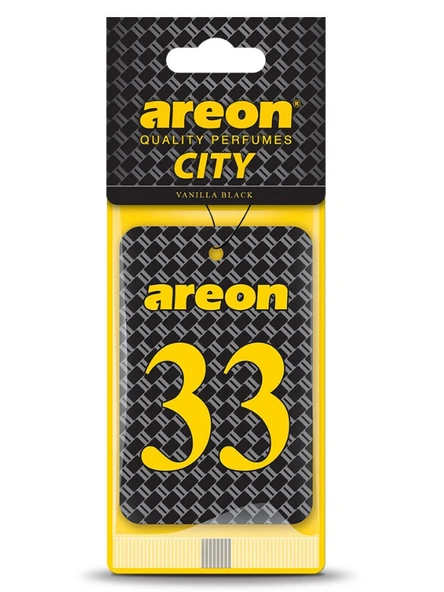 Areon City Vanilla Black 33 Oto Araç Kokusu ürün görseli 1