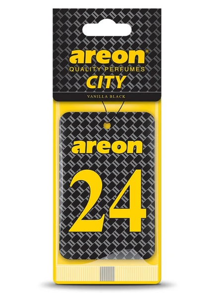 Areon City Vanilla Black 24 Oto Araç Kokusu ürün görseli 1