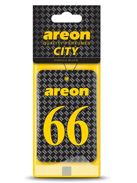 Areon City Vanilla Black 66 Oto Araç Kokusu ürün görseli 1