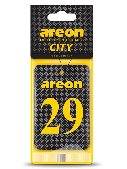 Areon City Vanilla Black 29 Oto Araç Kokusu ürün görseli 1